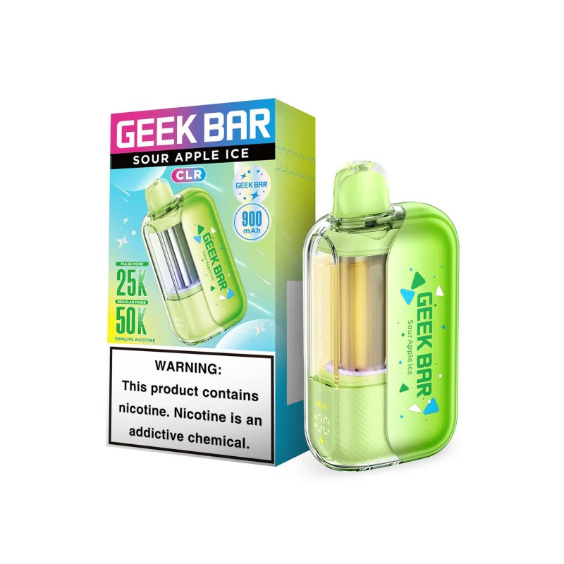 Geek Bar CLR Sour Apple Ice