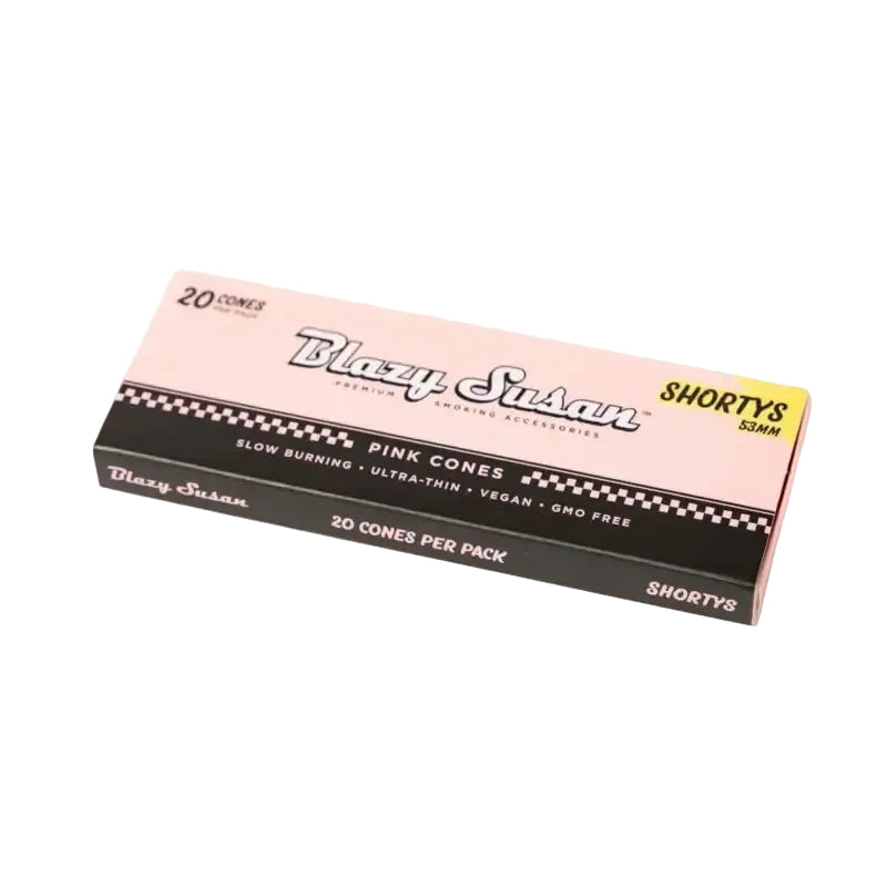 Blazy Susan Cones 20pk Shortys Pink