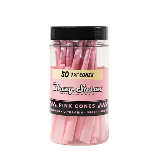 Blazy Susan Cones 50pk 1 1\4  Pink