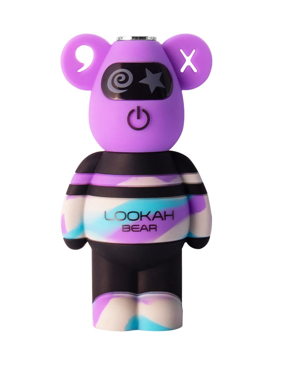 Lookah Bear Purple Tiedye