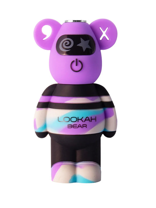 Lookah Bear Purple Tiedye