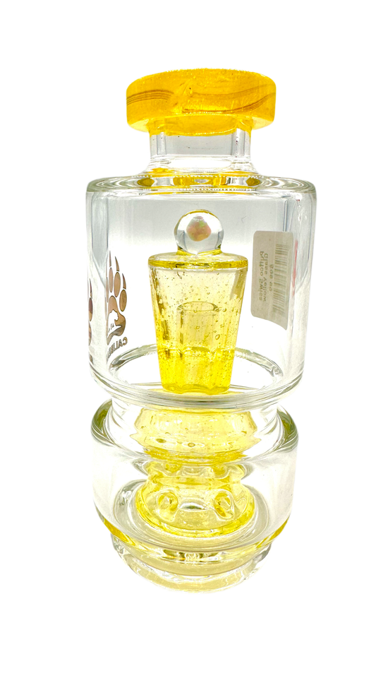 Puffco Swiss Glass Yellow Glass Calibear