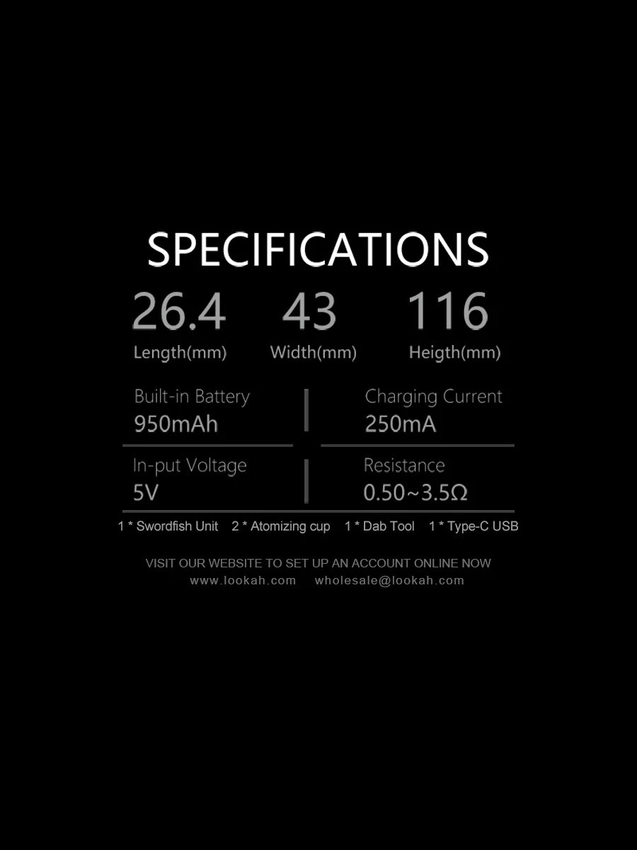 Lookah Swordfish Green