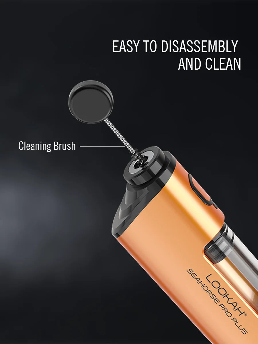 Lookah Seahorse Pro Plus Orange Black Splat