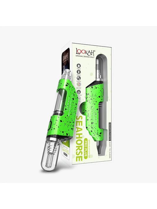 Lookah Seahorse Pro Plus Green Black Splat