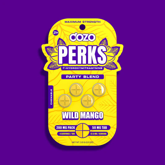 Dozo Perks 4pk Wild Mango 50mg