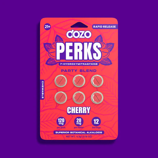 Dozo Perks 6pk Cherry 20mg