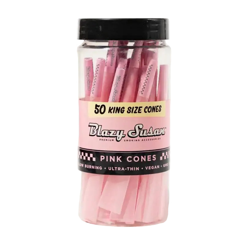 Blazy Susan Cones 50pk King Pink