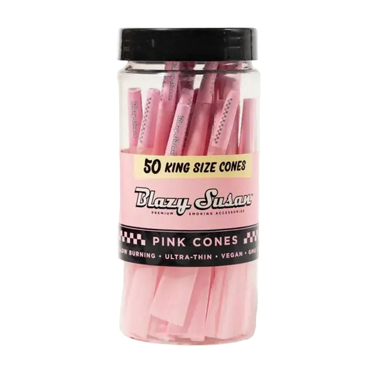 Blazy Susan Cones 50pk King Pink
