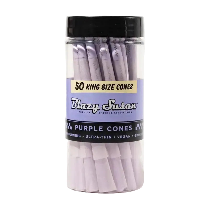 Blazy Susan Cones 50pk King Purple