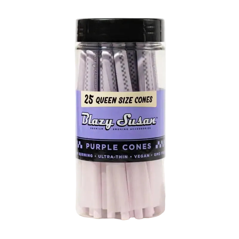 Blazy Susan Cones 25pk Queen Purple