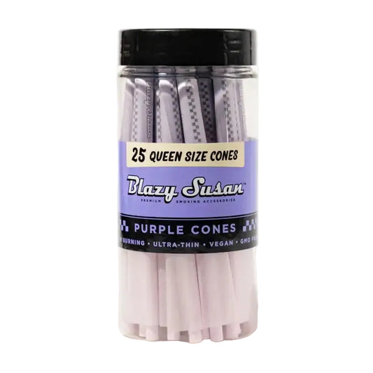 Blazy Susan Cones 25pk Queen Purple